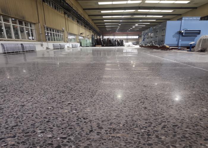 石家莊某企業地面翻新中！